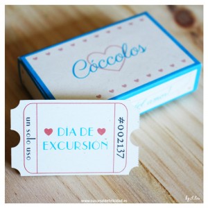 Cóccolos “Tickets del amor”
