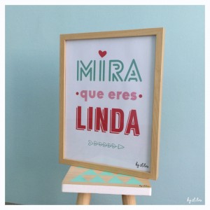Mira que eres linda